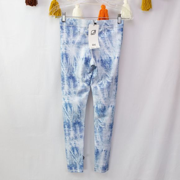 Terez Tie Dye Denim-Look Leggings NWT - Picture 4 of 5